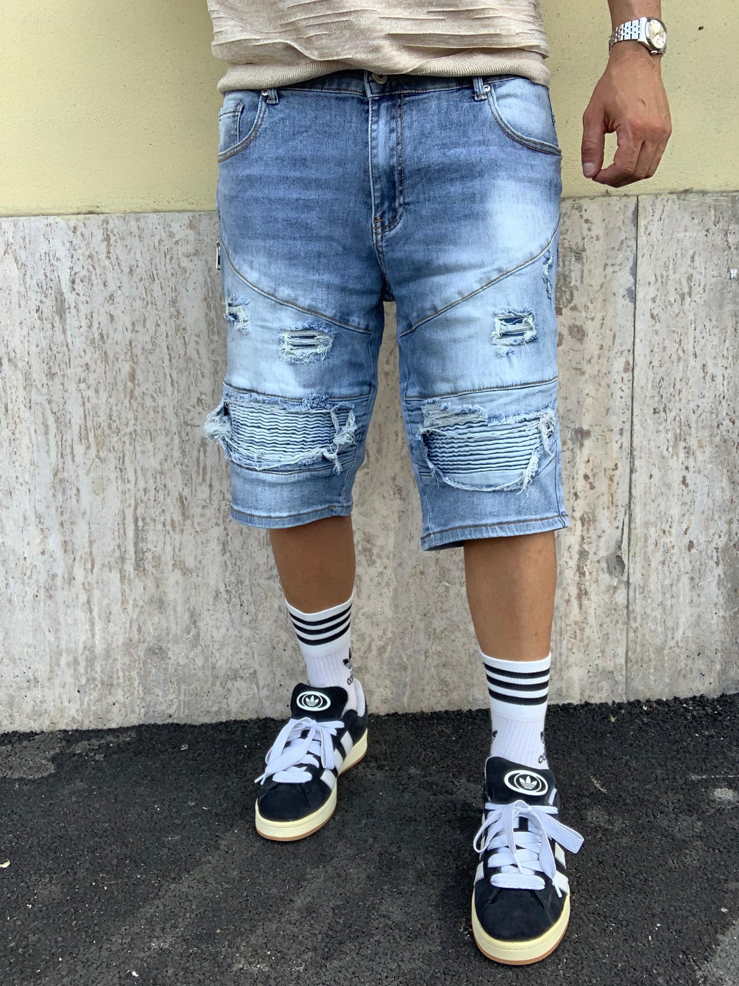 Biker short Mood dnc destroyed