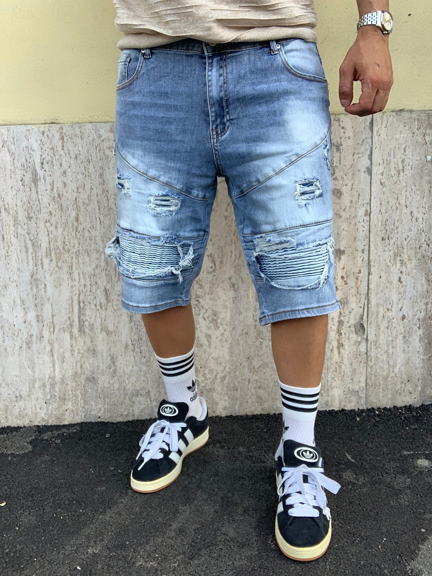 Biker short Mood dnc destroyed