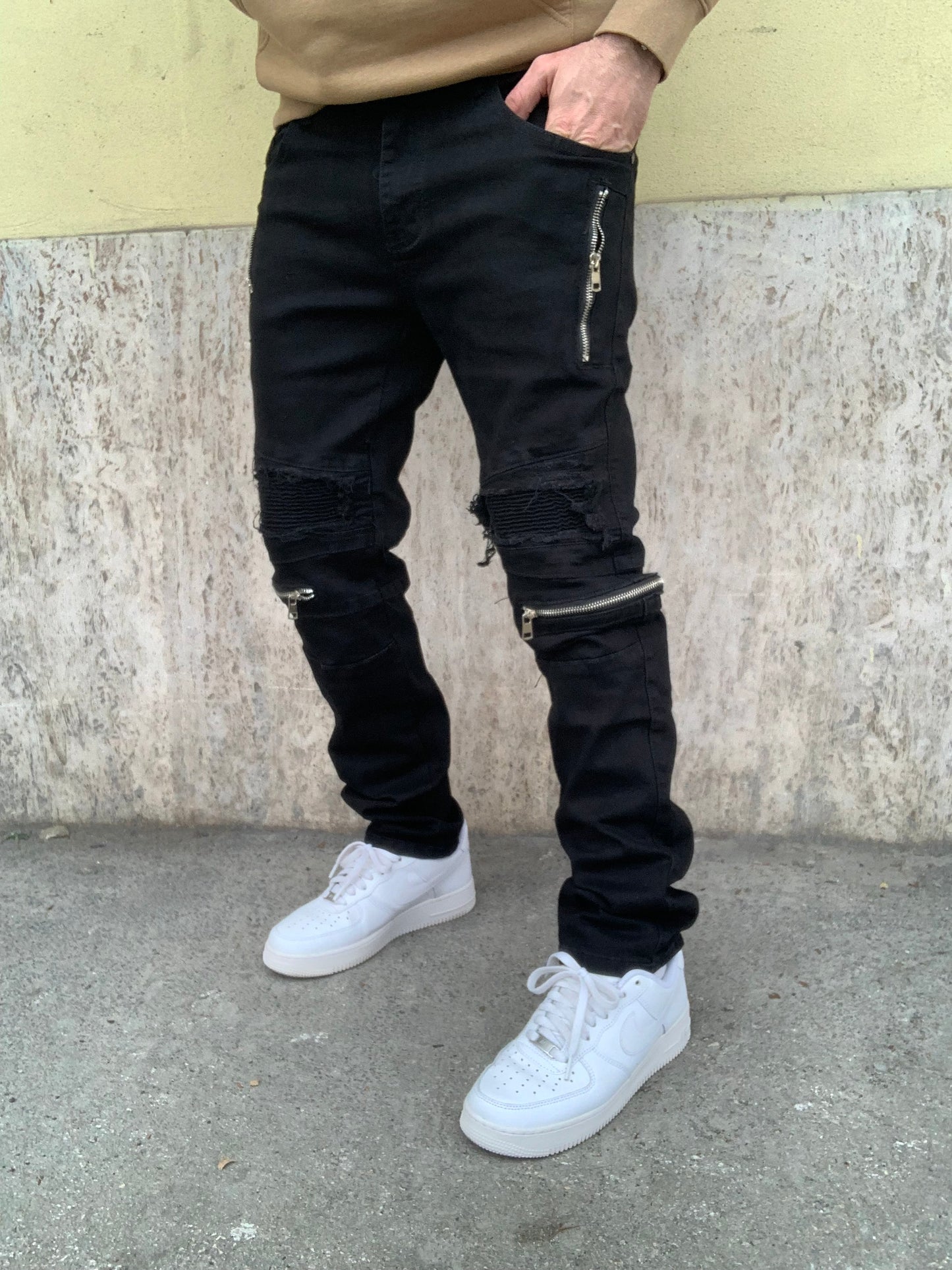 Biker Mood Balenciaga Black zip