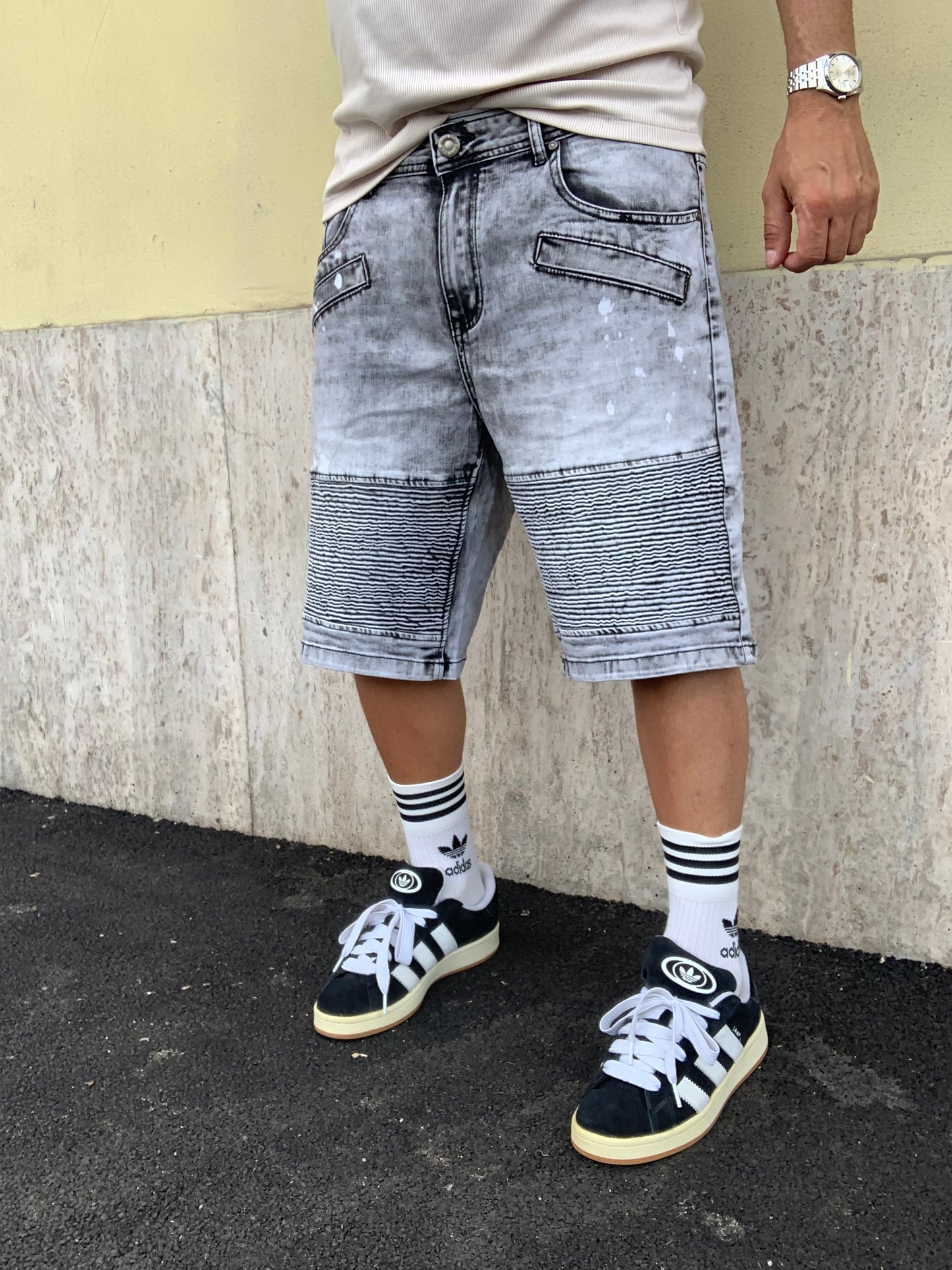 Biker Mood balmain wash Grey