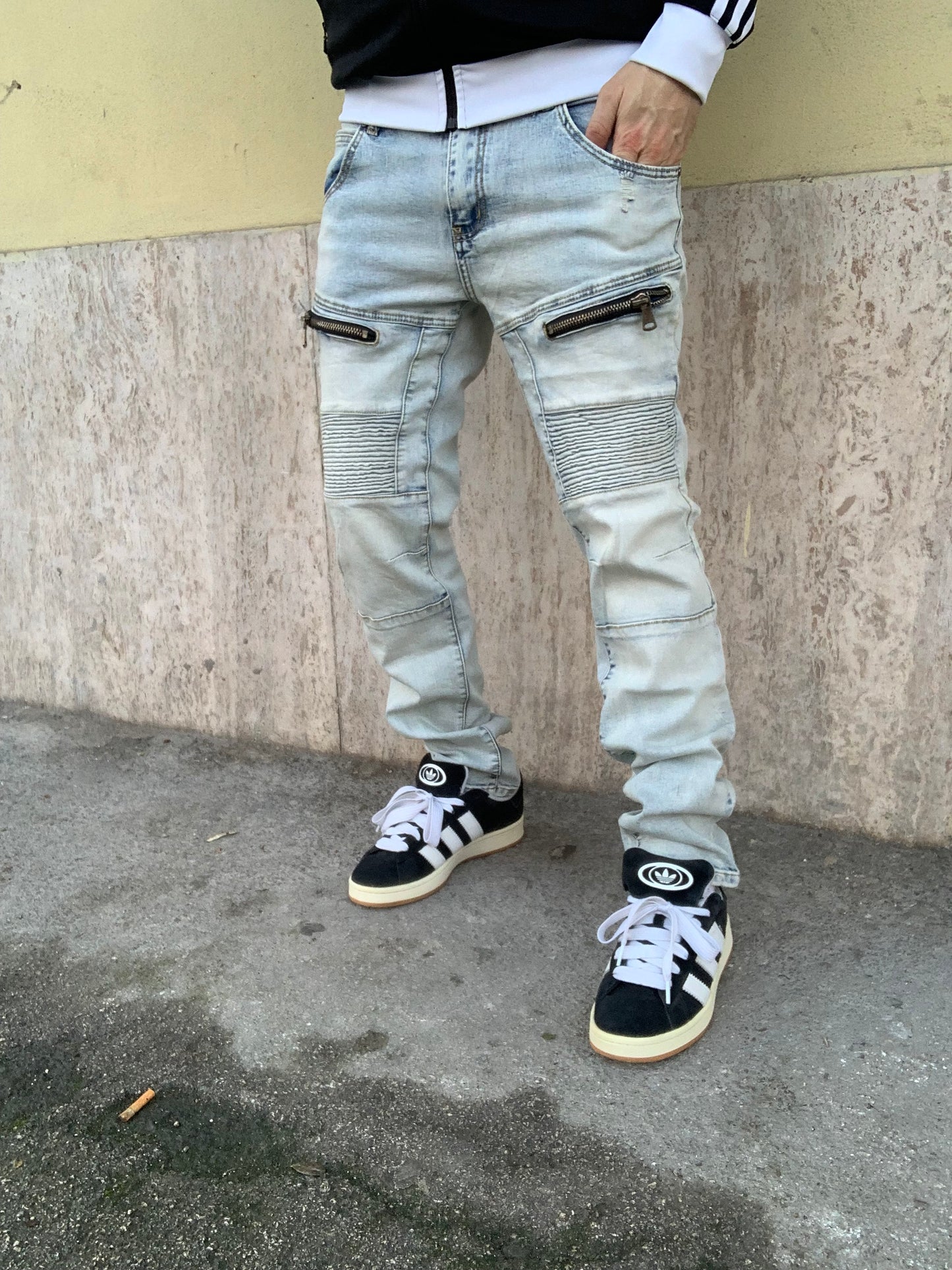 Biker Mood Balenciaga light blue