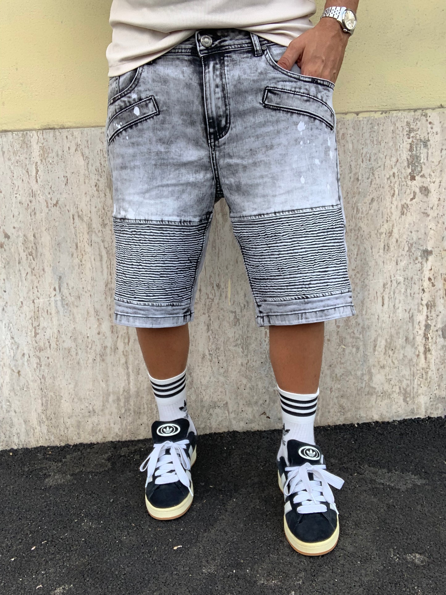 Biker Mood balmain wash Grey