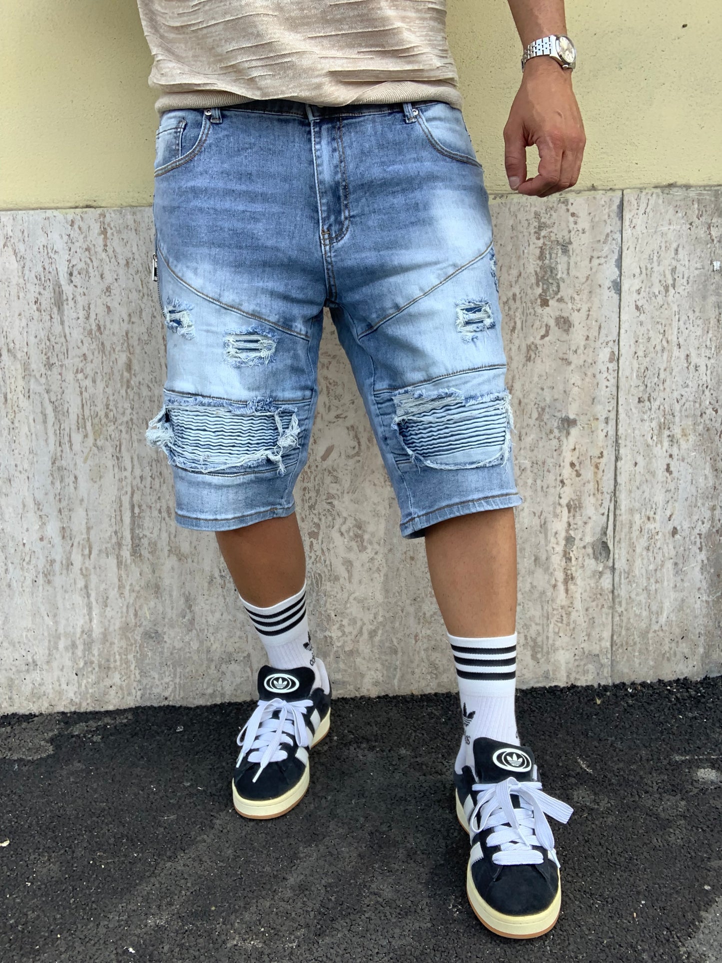 Biker short Mood dnc destroyed