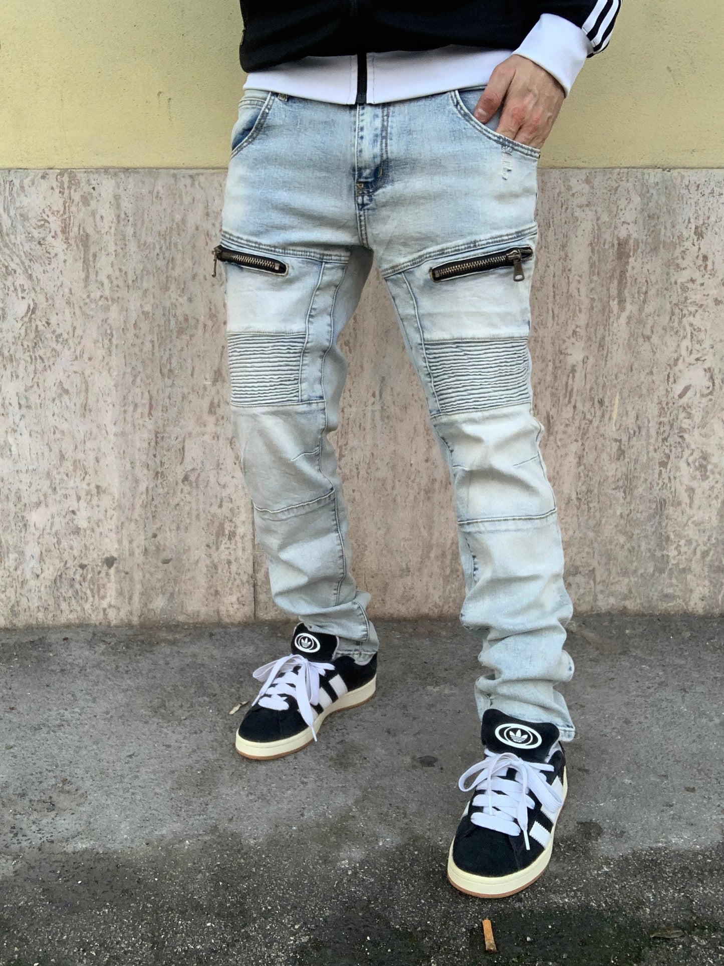 Biker Mood Balenciaga light blue