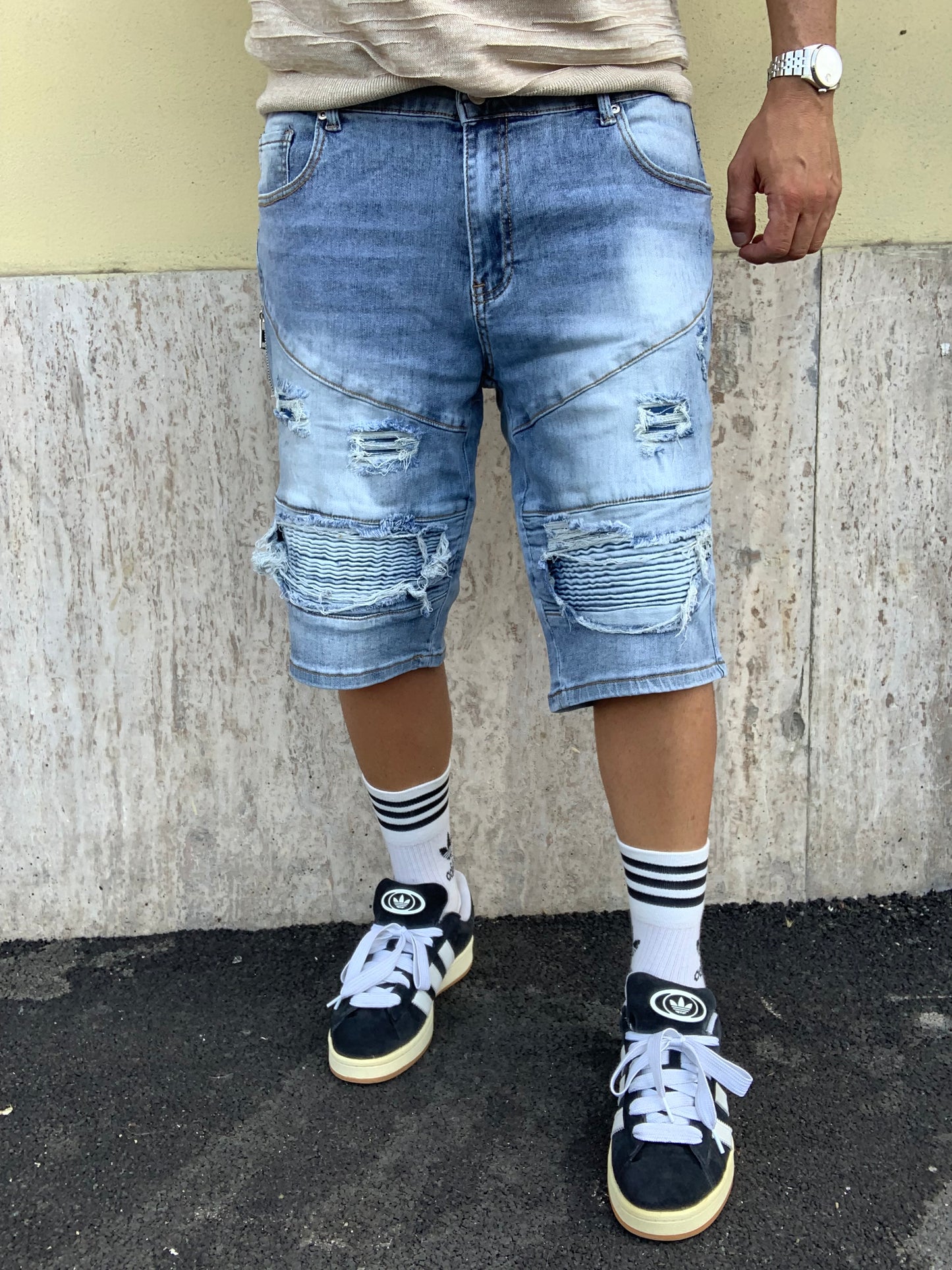 Biker short Mood dnc destroyed