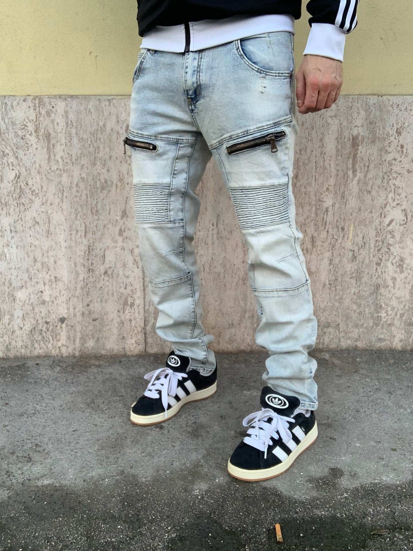 Biker Mood Balenciaga light blue