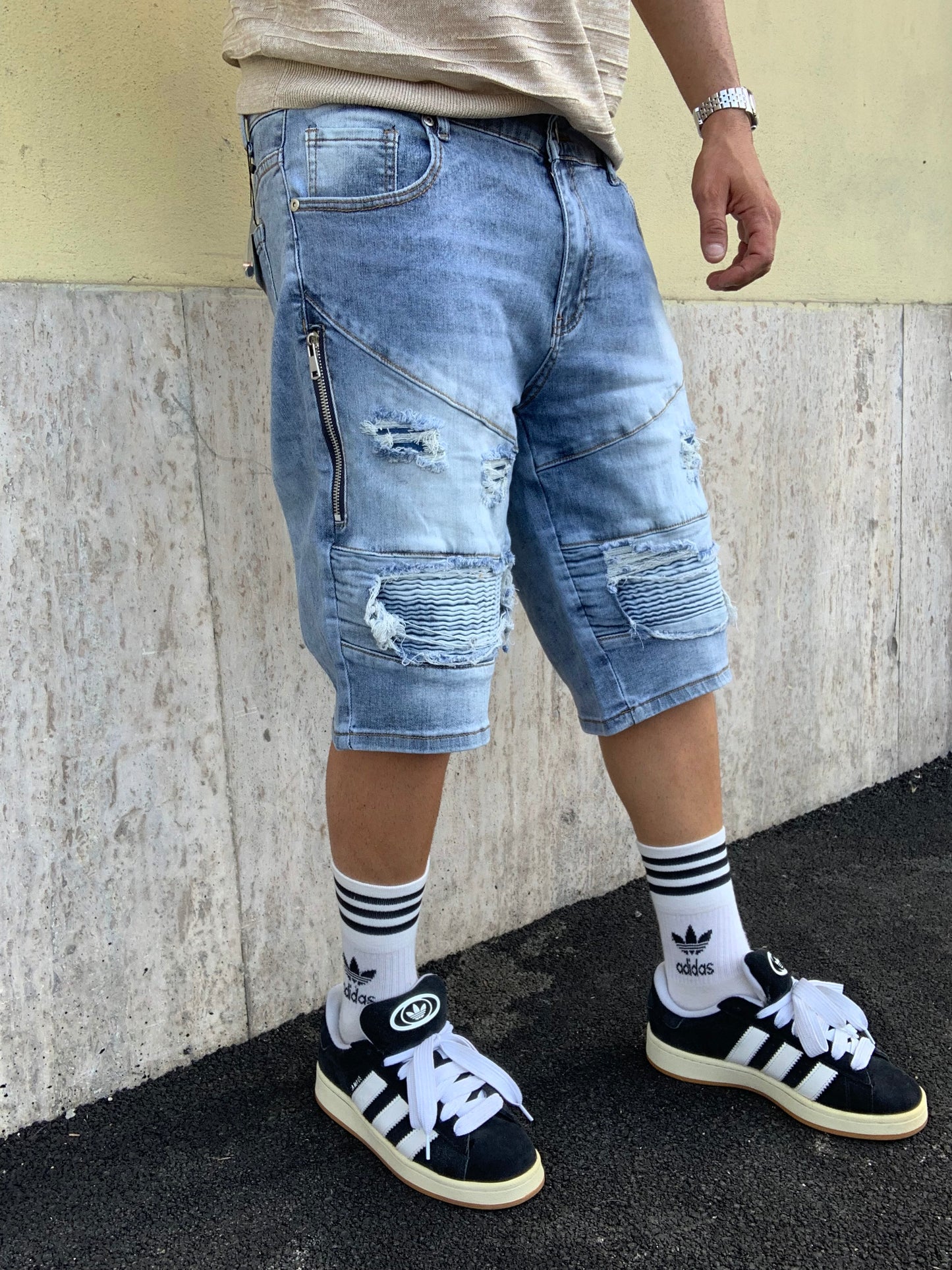 Biker short Mood dnc destroyed