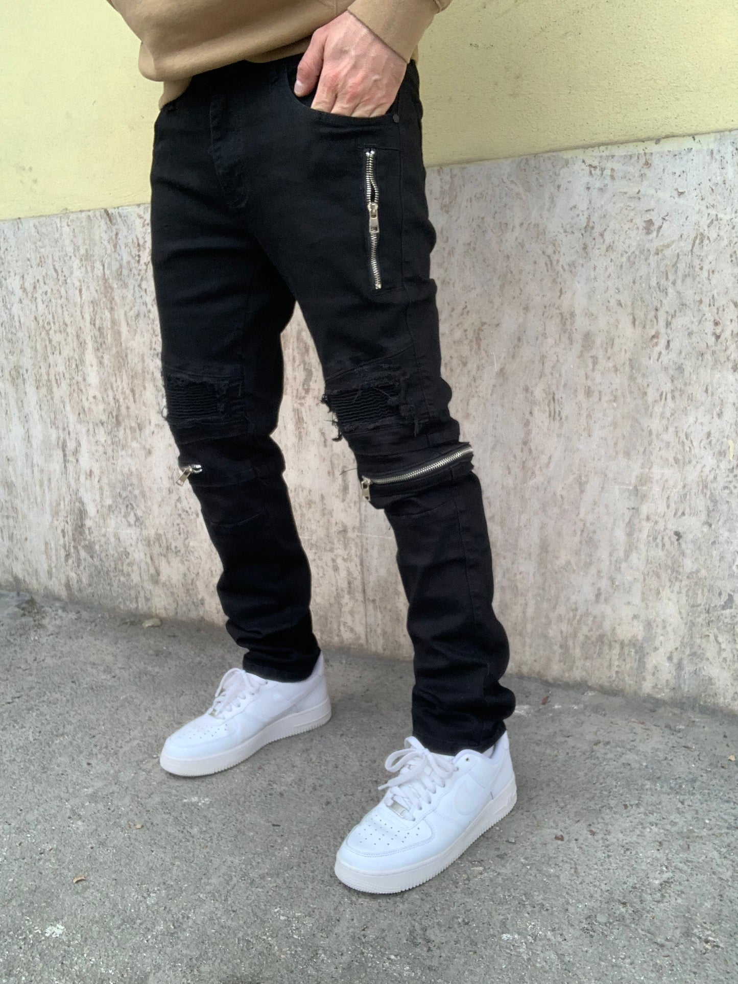 Biker Mood Balenciaga Black zip