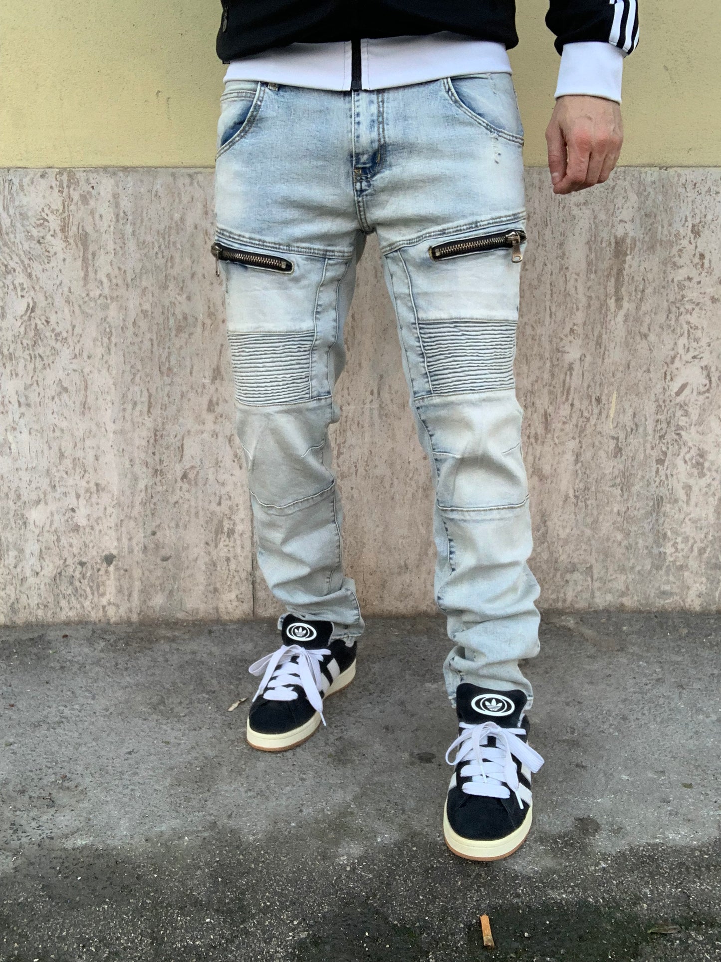 Biker Mood Balenciaga light blue