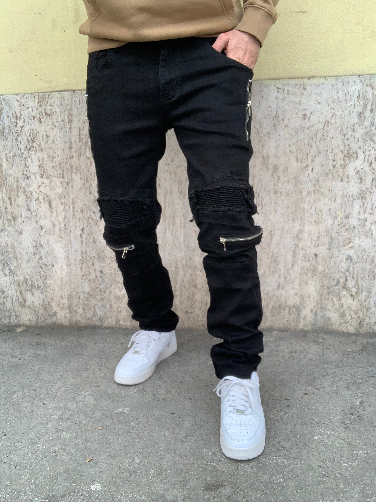 Biker Mood Balenciaga Black zip