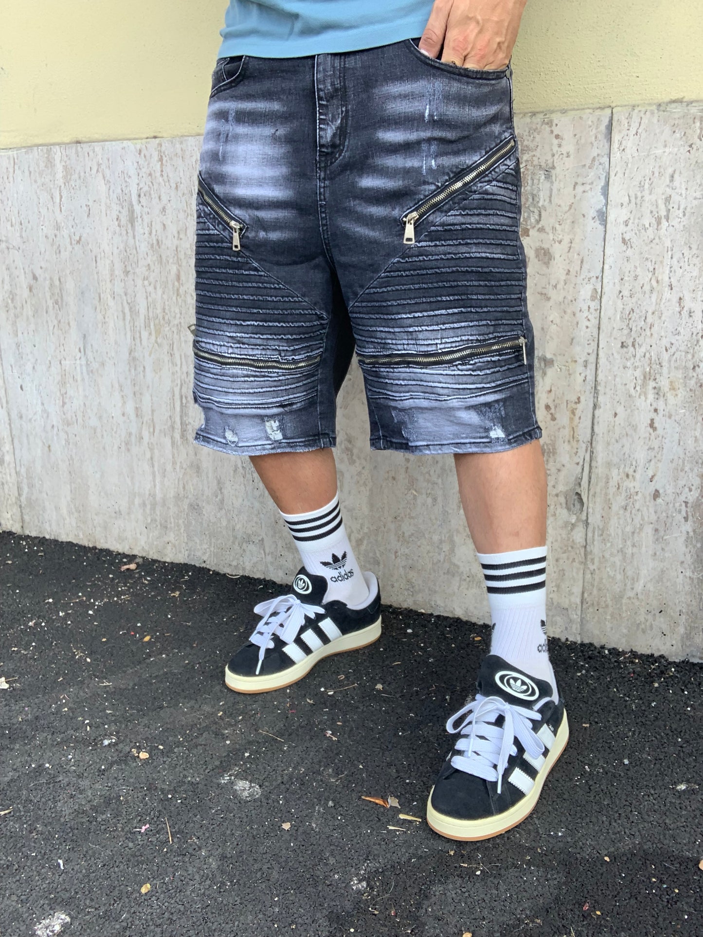 Bermuda Biker Mood Dnc Black