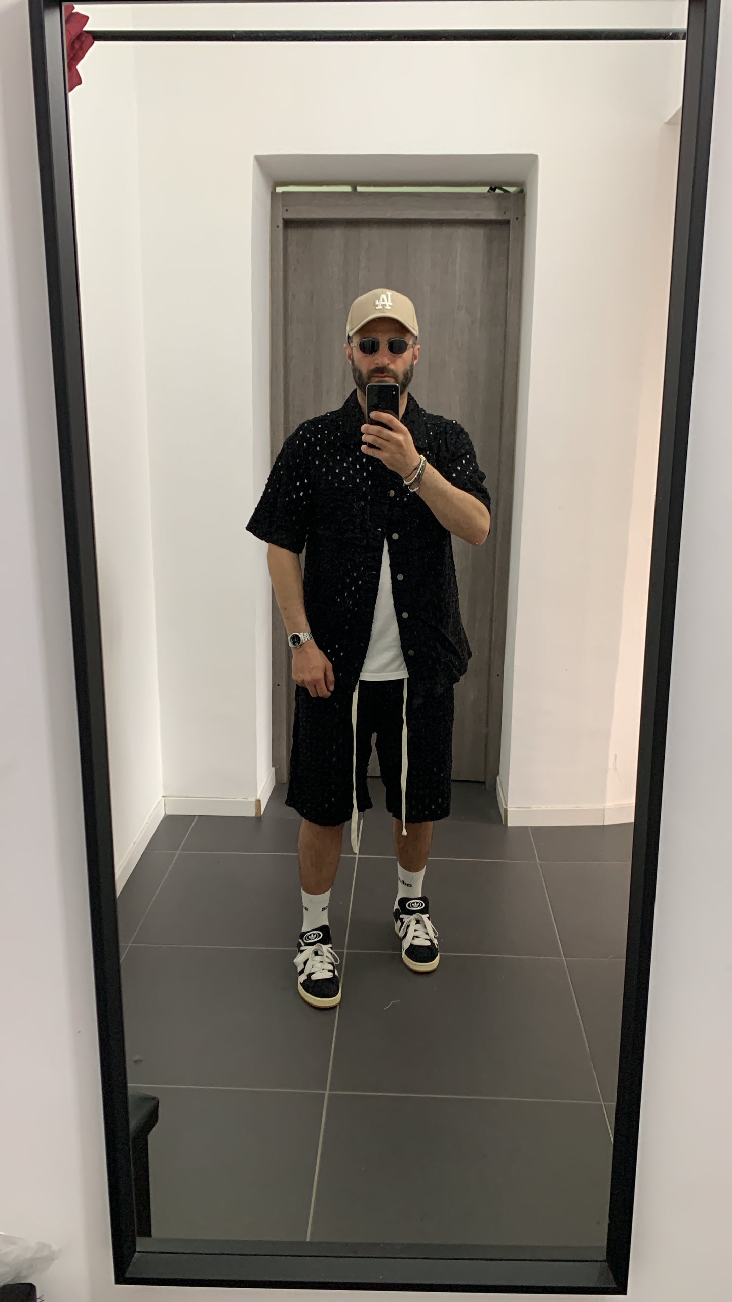 Cordset jeans Black