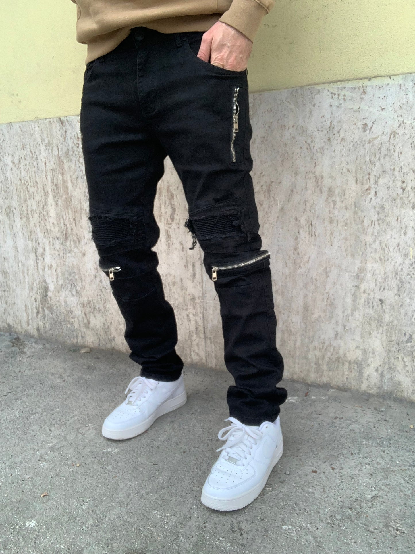 Biker Mood Balenciaga Black zip