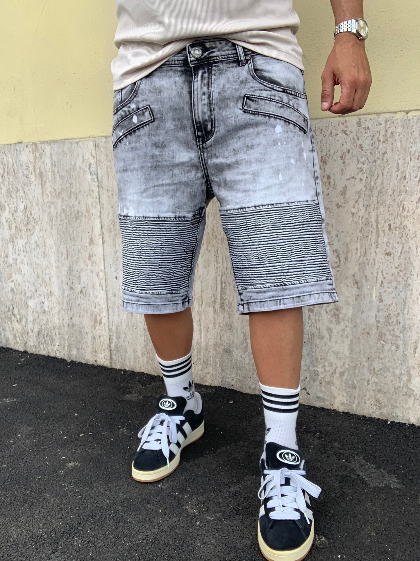 Biker Mood balmain wash Grey