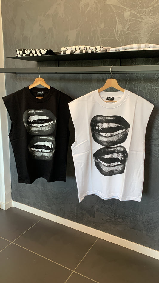 Tshirt smanicata kiss Double