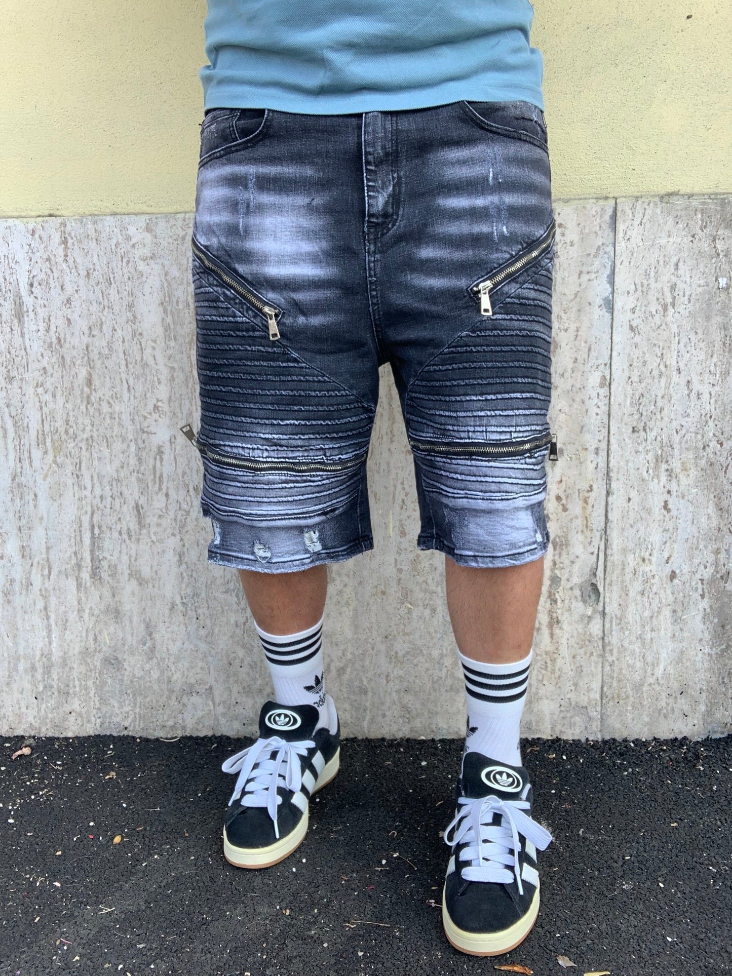 Bermuda Biker Mood Dnc Black