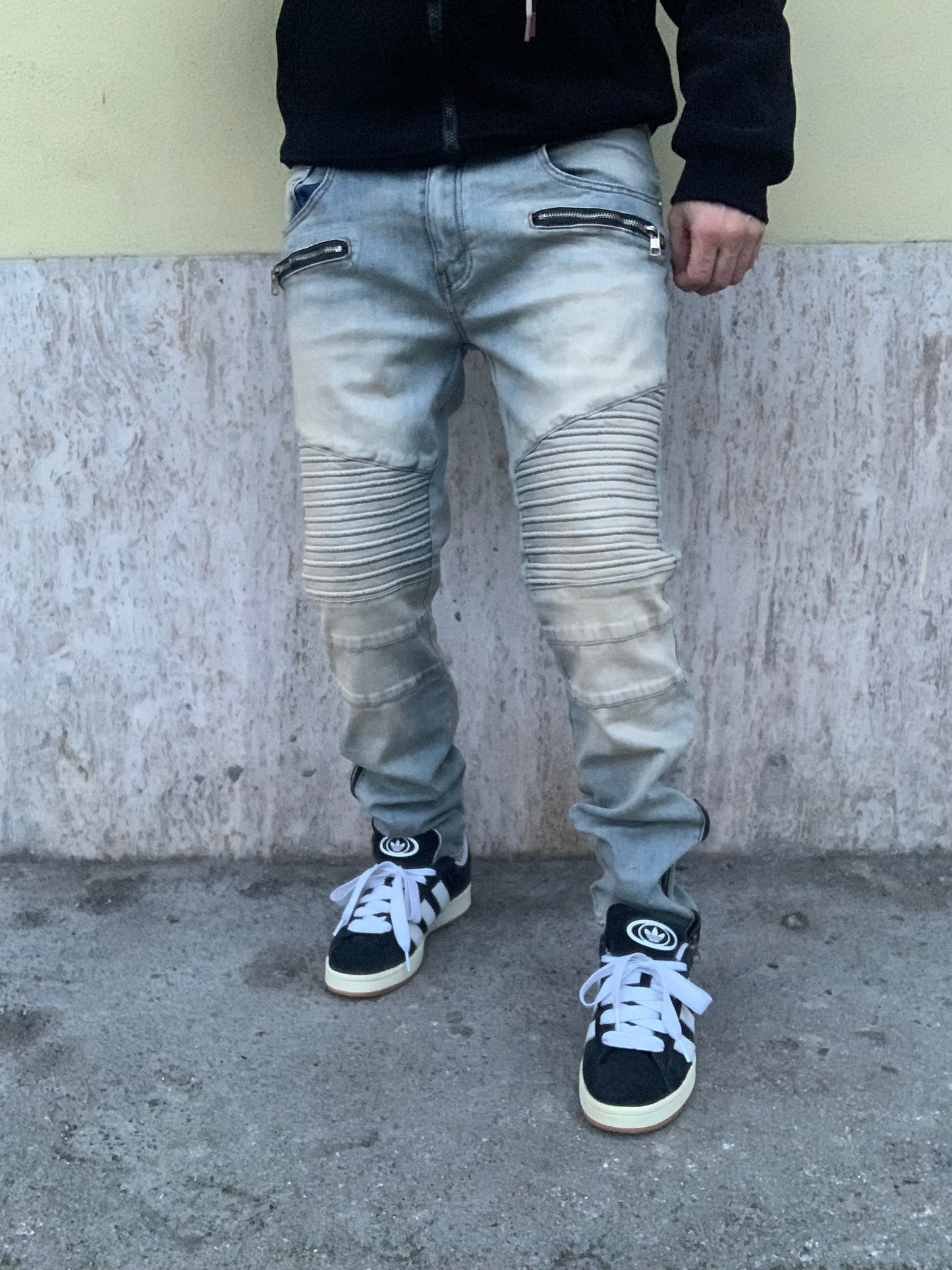 Biker Mood balmain sabbiato zip