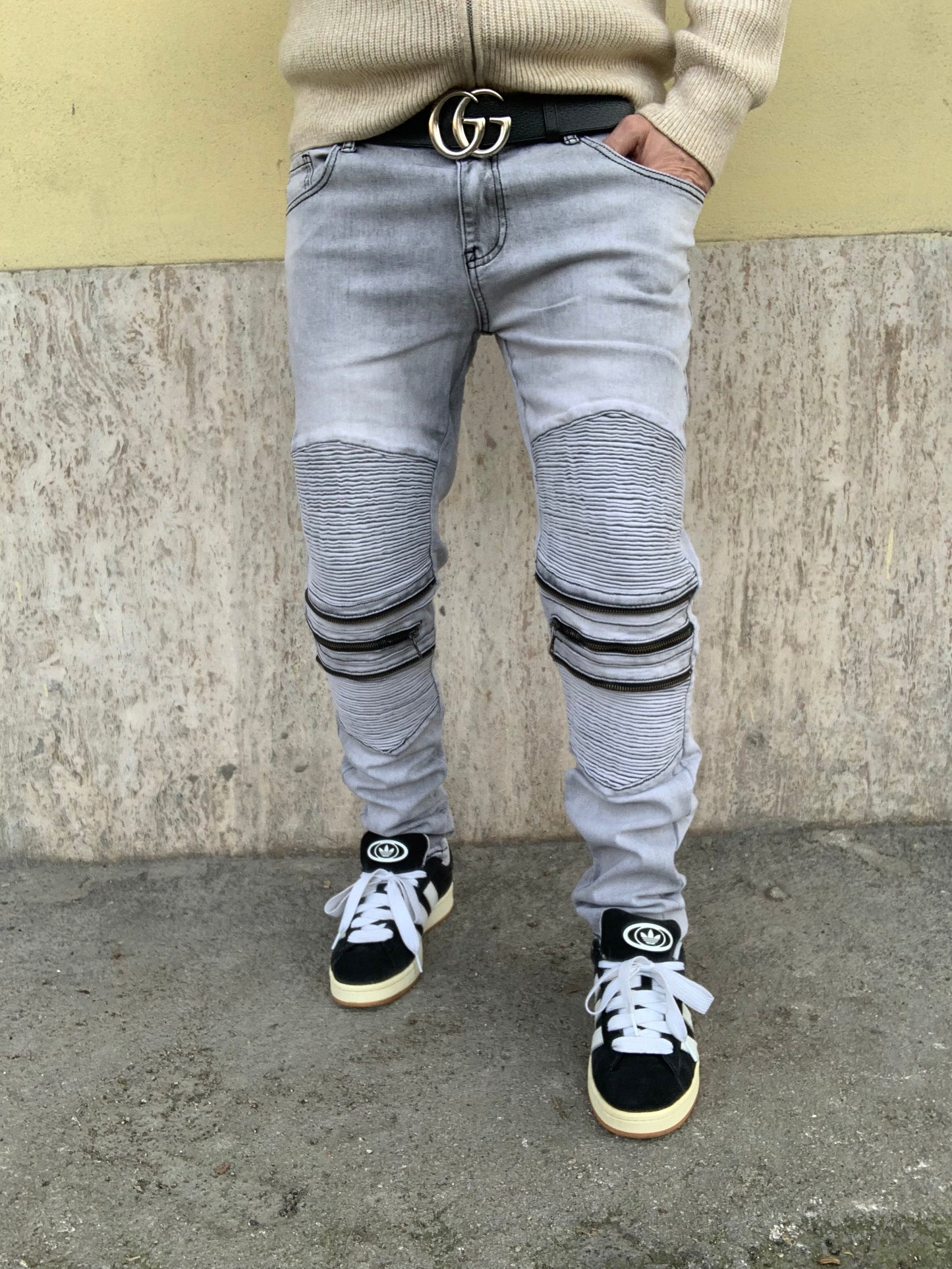 Biker Mood Balenciaga 3 zip