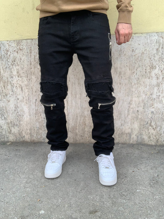 Biker Mood Balenciaga Black zip