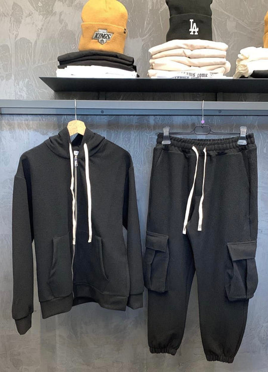 tracksuit zip cargo pant