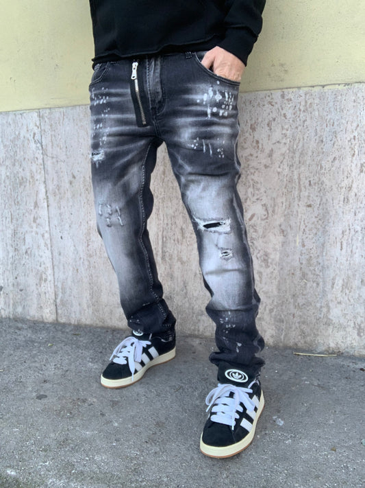 Jeans Mood dsq2 zip Grey