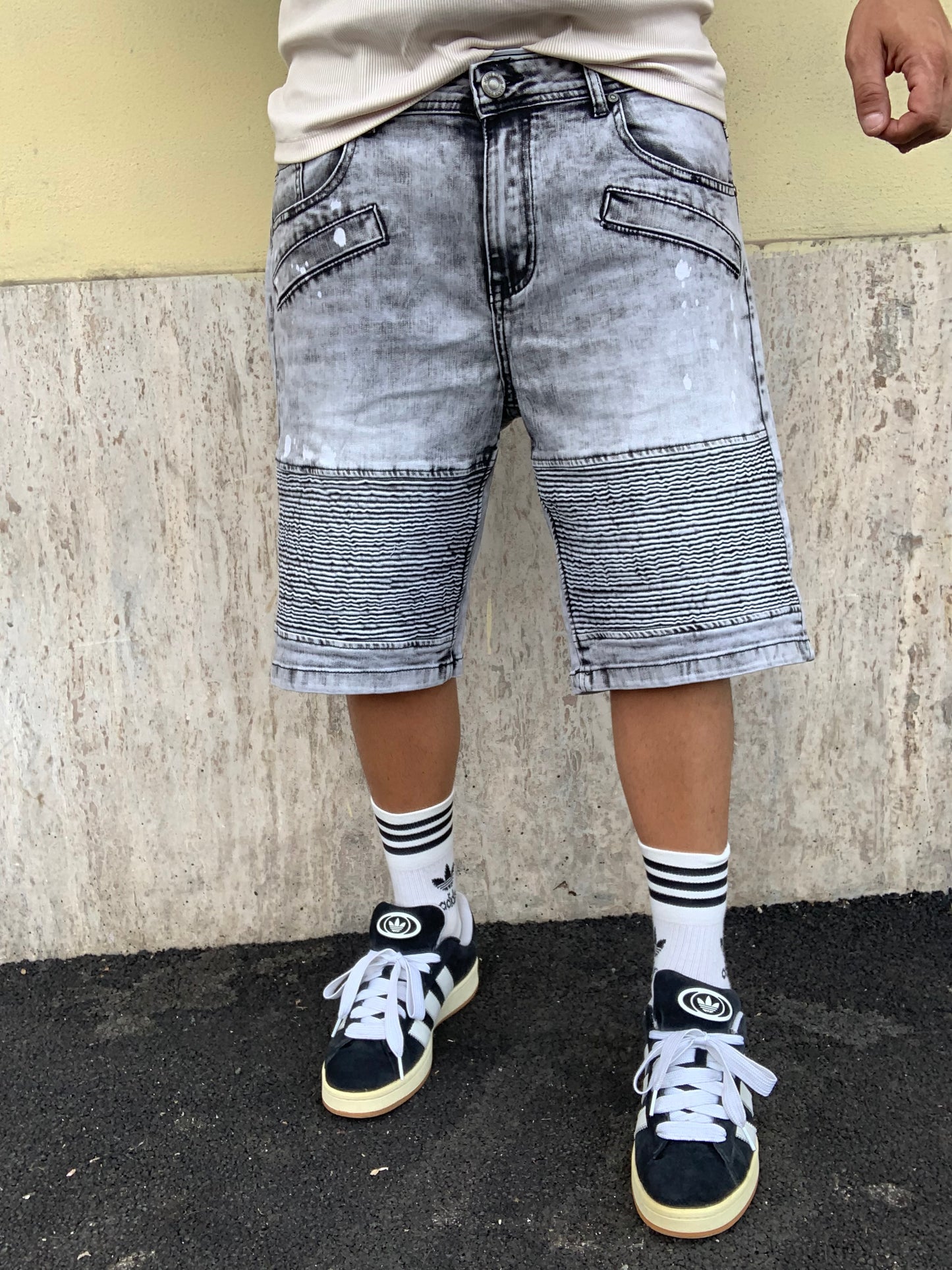 Biker Mood balmain wash Grey