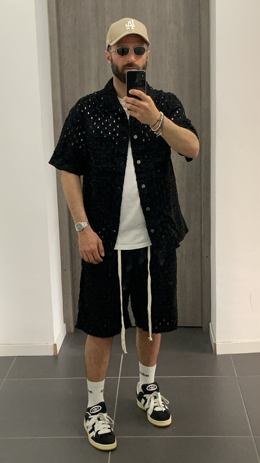 Cordset jeans Black